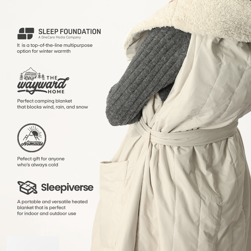 Wearable Battery Operated Heated Blanket- Z-Style 7.4V