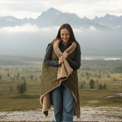 Wearable Battery Operated Heated Blanket- Z-Style 7.4V